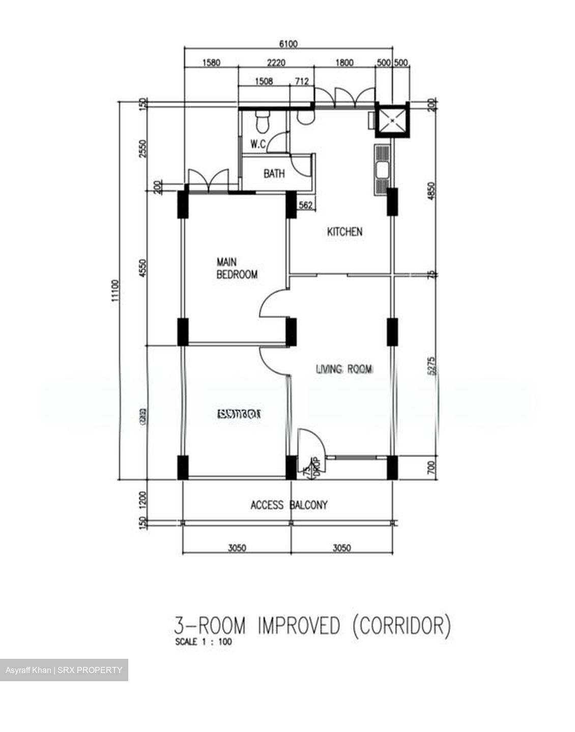 Blk 130 MARSILING RISE (Woodlands), HDB 3 Rooms #576528271